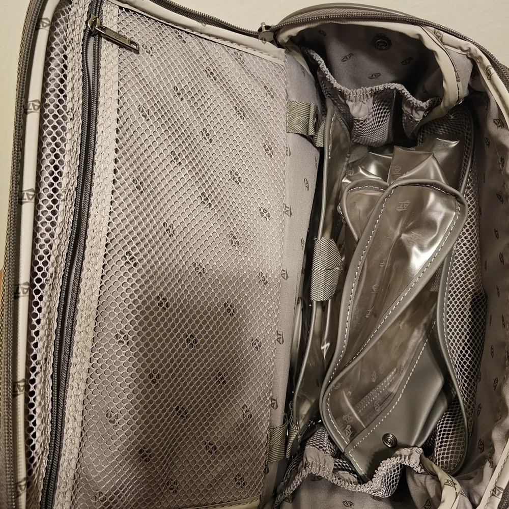 American Tourister Brown Textured Men’s Laptop Shoulder Bag